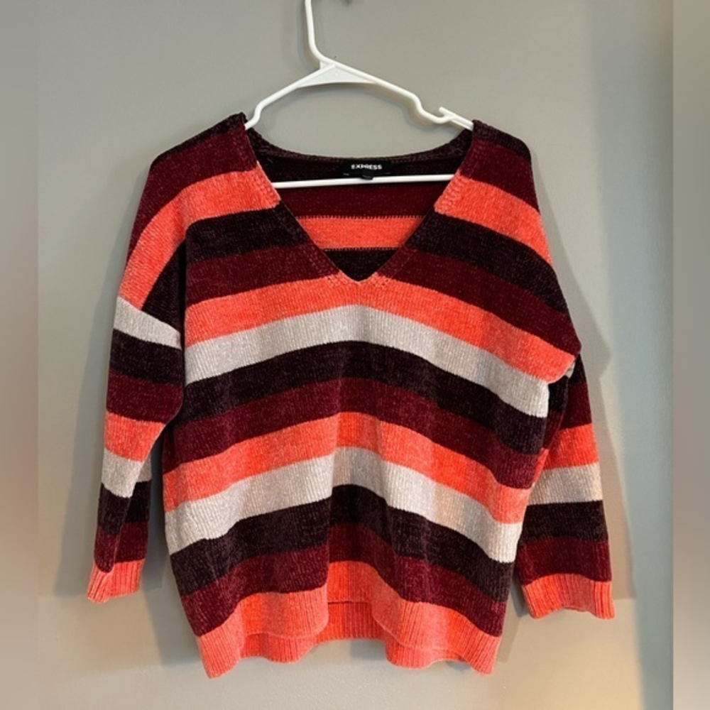 Express striped‎ sweater